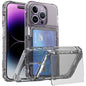 Crystal Clear Flip Card Slot Phone Case, For iPhone 16 Pro Max, For iPhone 16 Pro, For iPhone 16 Plus, For iPhone 16, For iPhone 15 Pro Max, For iPhone 15 Pro, For iPhone 15 Plus, For iPhone 15, For iPhone 14 Plus, For iPhone 14, For iPhone 14 Pro�����...