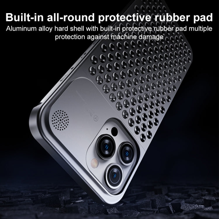 Aromatherapy Aluminum Alloy Cooling Phone Case