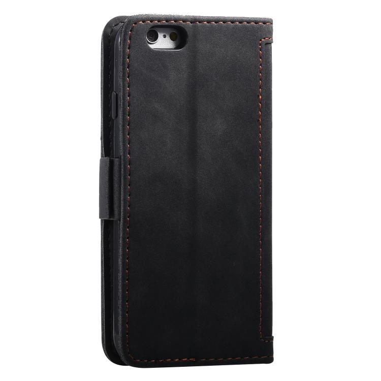Retro Splicing Horizontal Flip Leather Phone Case