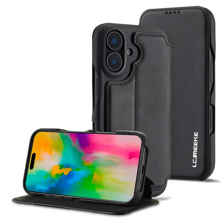 LC.IMEEKE Hon Ancient Series Flip Leather Phone Case, For iPhone 18 Pro / 17 Pro, For iPhone 18 Pro Max / 17 Pro Max, For iPhone 17, For iPhone 17 Air