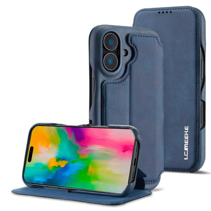 LC.IMEEKE Hon Ancient Series Flip Leather Phone Case, For iPhone 18 Pro / 17 Pro, For iPhone 18 Pro Max / 17 Pro Max, For iPhone 17, For iPhone 17 Air