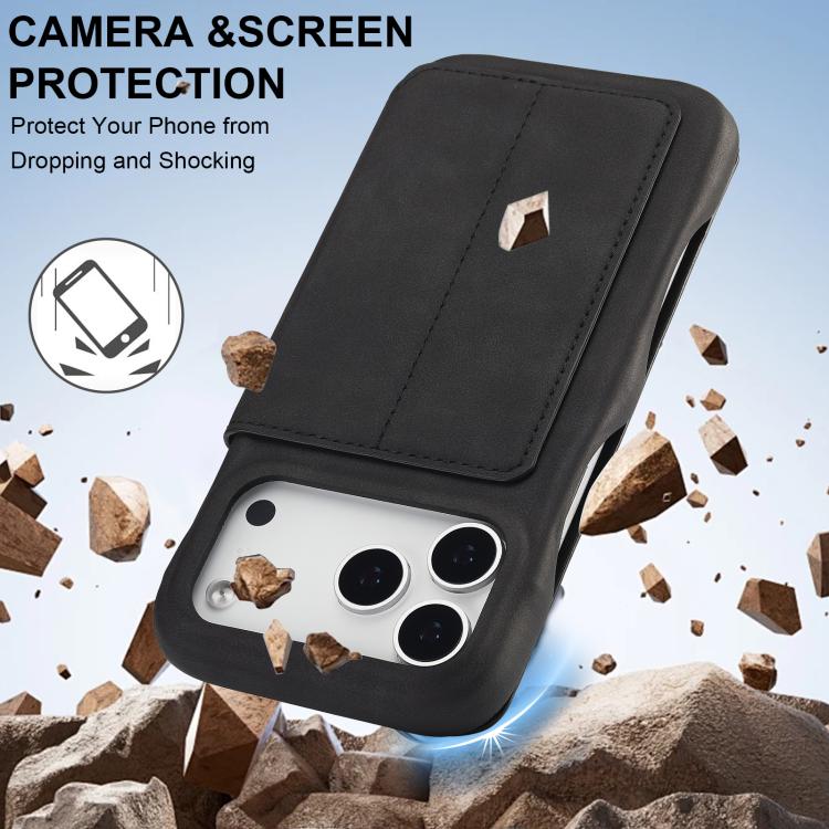 LC.IMEEKE Hon Ancient Series Flip Leather Phone Case, For iPhone 18 Pro / 17 Pro, For iPhone 18 Pro Max / 17 Pro Max, For iPhone 17, For iPhone 17 Air