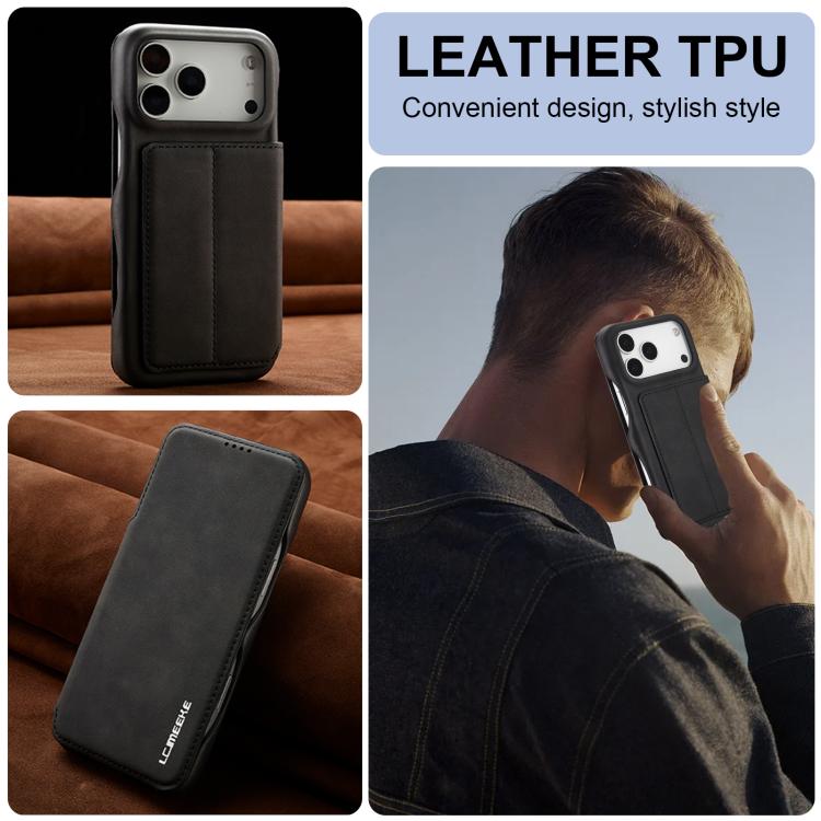 LC.IMEEKE Hon Ancient Series Flip Leather Phone Case, For iPhone 18 Pro / 17 Pro, For iPhone 18 Pro Max / 17 Pro Max, For iPhone 17, For iPhone 17 Air