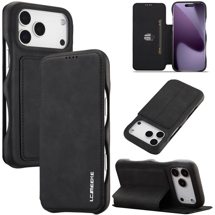LC.IMEEKE Hon Ancient Series Flip Leather Phone Case, For iPhone 18 Pro / 17 Pro, For iPhone 18 Pro Max / 17 Pro Max, For iPhone 17, For iPhone 17 Air