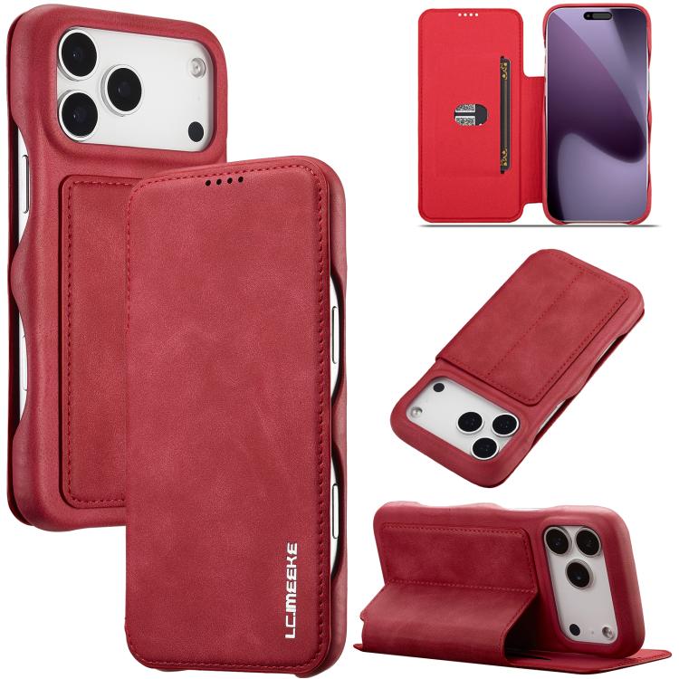 LC.IMEEKE Hon Ancient Series Flip Leather Phone Case, For iPhone 18 Pro / 17 Pro, For iPhone 18 Pro Max / 17 Pro Max, For iPhone 17, For iPhone 17 Air