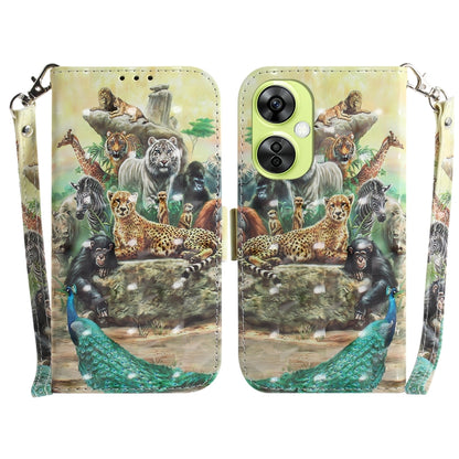 3D Colored Horizontal Flip Leather Phone Case, Series 1