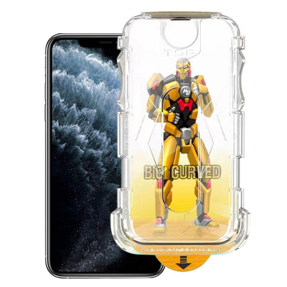 Easy Install Dust-proof Armor Tempered Glass Film, For iPhone 17e / 16e, For iPhone 17 Pro Max, For iPhone 17 Pro, For iPhone 17, For iPhone Air, For iPhone 16 Pro Max, For iPhone 16 Pro, For iPhone 16 Plus, For iPhone 16, For iPhone 15 Pro Max        ...
