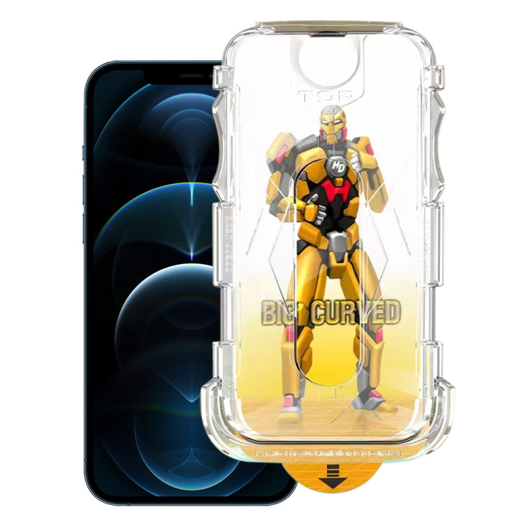 Easy Install Dust-proof Armor Tempered Glass Film, For iPhone 17e / 16e, For iPhone 17 Pro Max, For iPhone 17 Pro, For iPhone 17, For iPhone Air, For iPhone 16 Pro Max, For iPhone 16 Pro, For iPhone 16 Plus, For iPhone 16, For iPhone 15 Pro Max        ...
