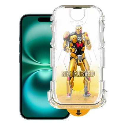Easy Install Dust-proof Armor Tempered Glass Film, For iPhone 17e / 16e, For iPhone 17 Pro Max, For iPhone 17 Pro, For iPhone 17, For iPhone Air, For iPhone 16 Pro Max, For iPhone 16 Pro, For iPhone 16 Plus, For iPhone 16, For iPhone 15 Pro Max        ...