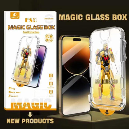 Easy Install Dust-proof Armor Tempered Glass Film, For iPhone 17e / 16e, For iPhone 17 Pro Max, For iPhone 17 Pro, For iPhone 17, For iPhone Air, For iPhone 16 Pro Max, For iPhone 16 Pro, For iPhone 16 Plus, For iPhone 16, For iPhone 15 Pro Max        ...