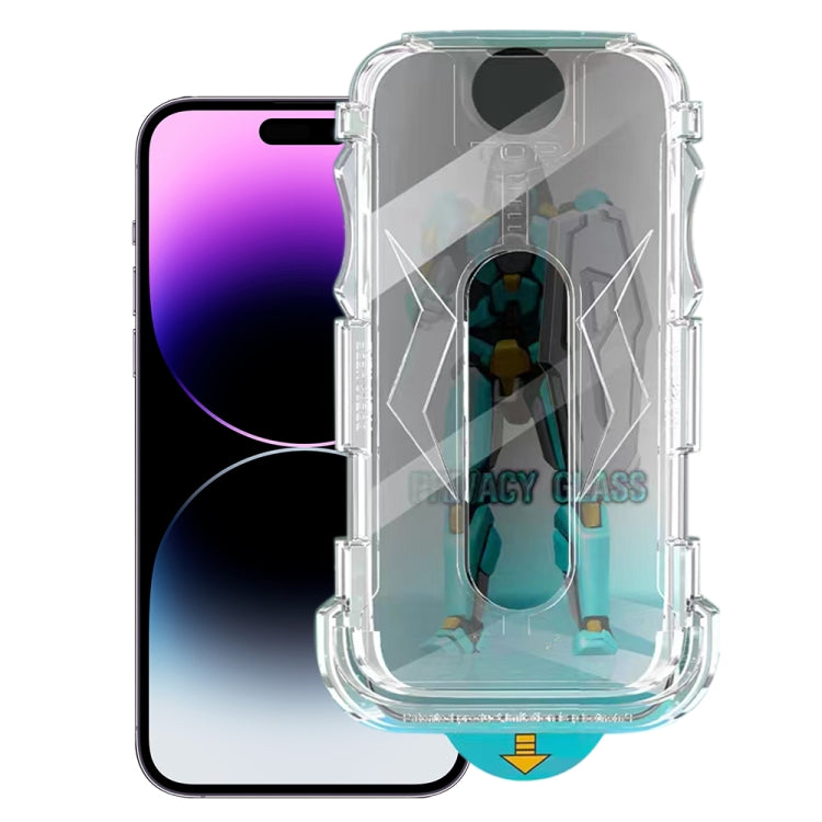 Easy Install 28 Degree Privacy Armor Tempered Glass Film, For iPhone 17 Pro Max, For iPhone 17 Pro, For iPhone 17, For iPhone Air, For iPhone 16e, For iPhone 16 Pro Max, For iPhone 16 Pro, For iPhone 16 Plus, For iPhone 16, For iPhone 15 Pro Max�������...