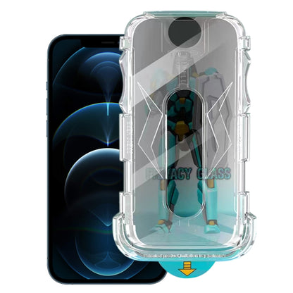 Easy Install 28 Degree Privacy Armor Tempered Glass Film, For iPhone 17 Pro Max, For iPhone 17 Pro, For iPhone 17, For iPhone Air, For iPhone 16e, For iPhone 16 Pro Max, For iPhone 16 Pro, For iPhone 16 Plus, For iPhone 16, For iPhone 15 Pro Max�������...