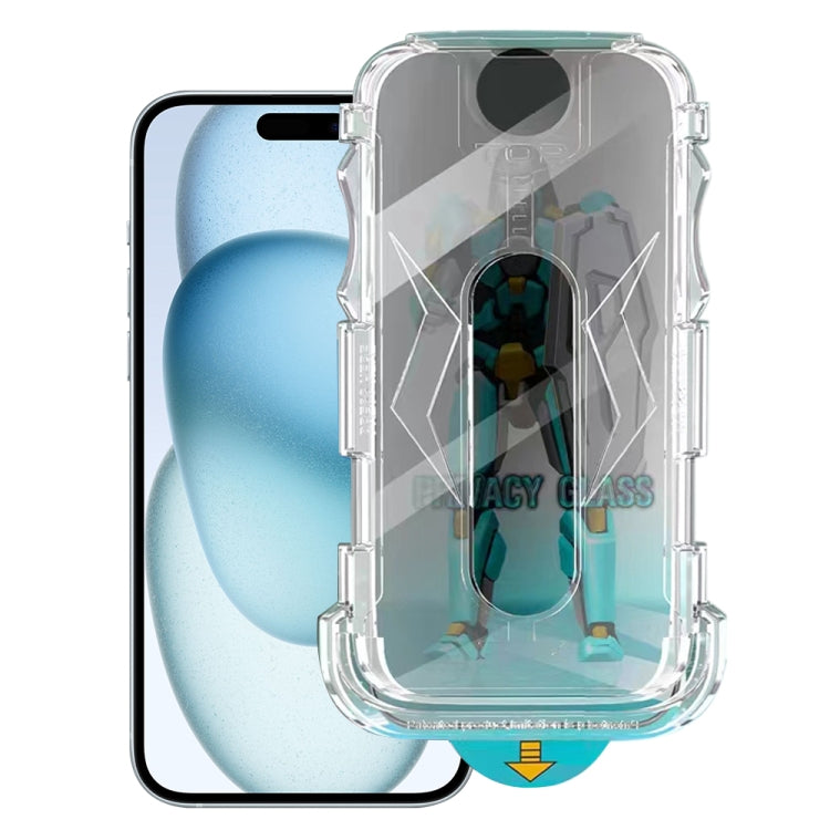 Easy Install 28 Degree Privacy Armor Tempered Glass Film, For iPhone 17 Pro Max, For iPhone 17 Pro, For iPhone 17, For iPhone Air, For iPhone 16e, For iPhone 16 Pro Max, For iPhone 16 Pro, For iPhone 16 Plus, For iPhone 16, For iPhone 15 Pro Max�������...