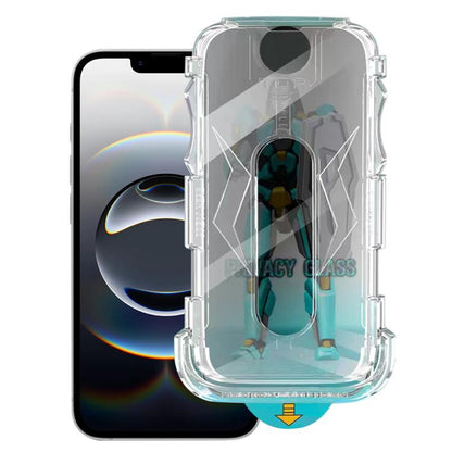 Easy Install 28 Degree Privacy Armor Tempered Glass Film, For iPhone 17 Pro Max, For iPhone 17 Pro, For iPhone 17, For iPhone Air, For iPhone 16e, For iPhone 16 Pro Max, For iPhone 16 Pro, For iPhone 16 Plus, For iPhone 16, For iPhone 15 Pro Max�������...