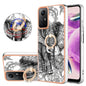 Electroplating Dual-side IMD Phone Case with Ring Holder, For Xiaomi Poco F5 / Redmi Note 12 Turbo, For Xiaomi Poco F5 Pro 5G / Redmi K60, For Xiaomi Redmi Note 12S 4G