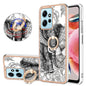 Electroplating Dual-side IMD Phone Case with Ring Holder, For Xiaomi Redmi Note 12 Pro 4G Global, For Xiaomi Redmi Note 12 4G, For Xiaomi Redmi Note 12 Pro+ Global