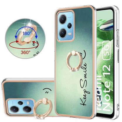 Electroplating Dual-side IMD Phone Case with Ring Holder, Series 3