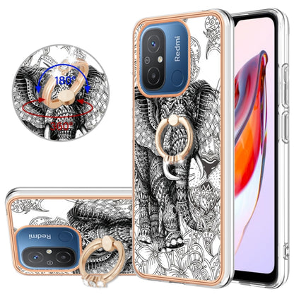 Electroplating Dual-side IMD Phone Case with Ring Holder, Series 1