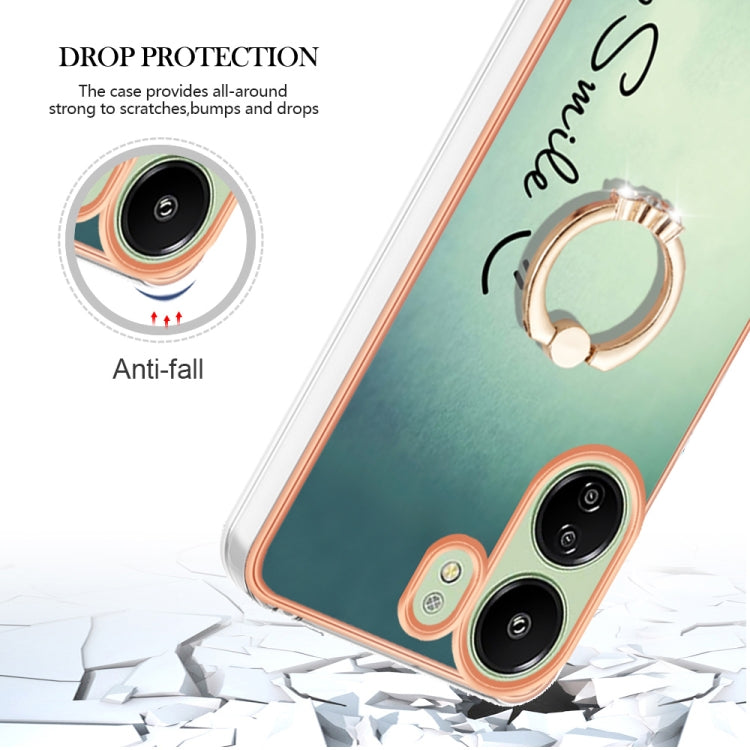 Electroplating Dual-side IMD Phone Case with Ring Holder, Series 5