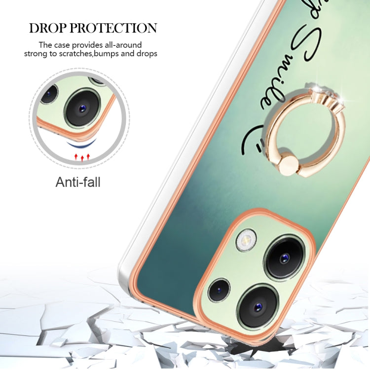 Electroplating Dual-side IMD Phone Case with Ring Holder, Series 8