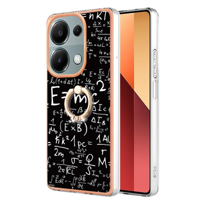 Electroplating Dual-side IMD Phone Case with Ring Holder, For Xiaomi Redmi Note 13 Pro 4G/Poco M6 Pro 4G, For Xiaomi Redmi A3, For Xiaomi Redmi Note 13 4G Global