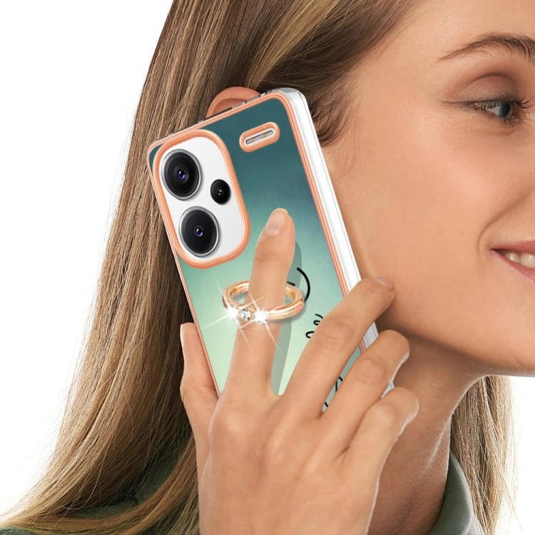 Electroplating Dual-side IMD Phone Case with Ring Holder, For Xiaomi Redmi Note 13 Pro+ 5G, For Xiaomi Redmi Note 13 Pro 5G Global, For Xiaomi 13T / 13T Pro