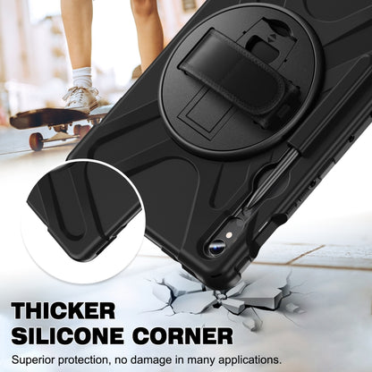 Rotatable Kickstand Grip Heavy Duty Hard Rugged Tablet Case, For Galaxy Tab S10 FE / S9 FE / S9 / S8 / S7, For Samsung Galaxy Tab S9+ / S8+
