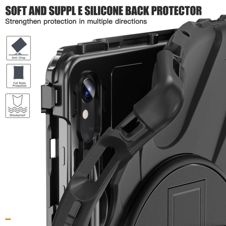 Rotary Handle Grab TPU + PC Tablet Case