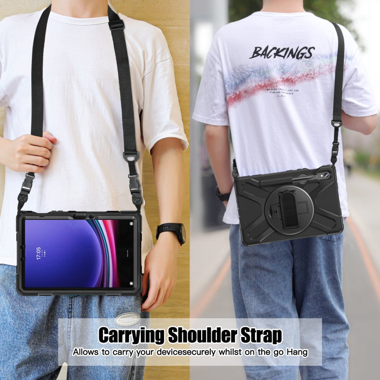 Rotary Handle Grab TPU + PC Tablet Case