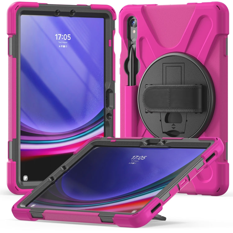 Rotary Handle Grab TPU + PC Tablet Case