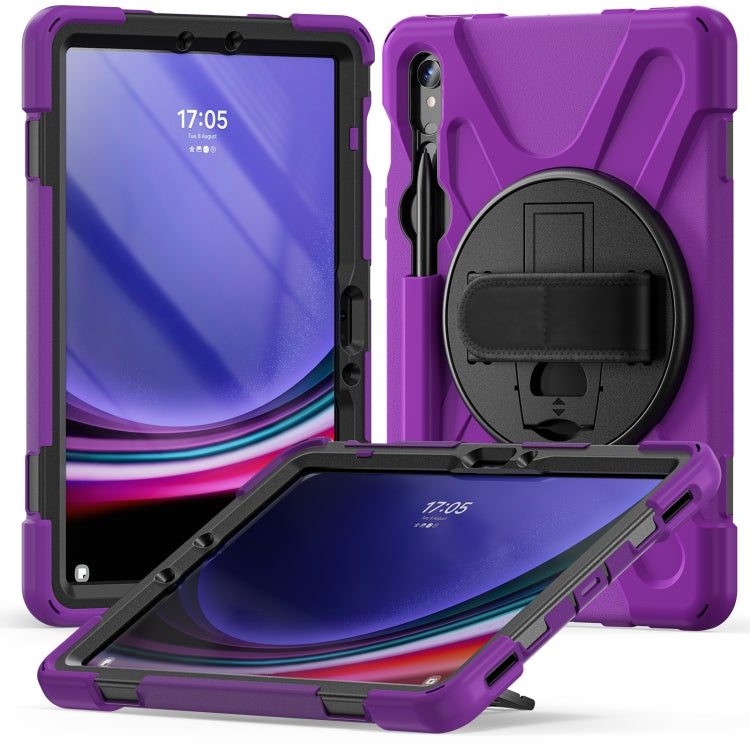 Rotary Handle Grab TPU + PC Tablet Case