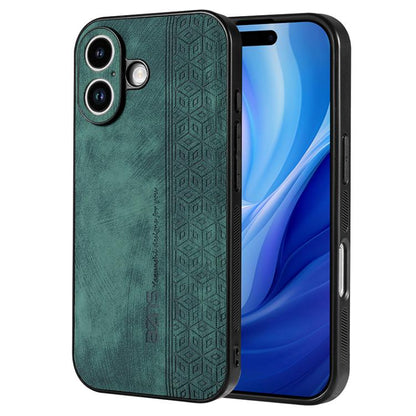AZNS 3D Embossed Skin Feel Phone Case, For iPhone 16e / 17e, For iPhone 17 Pro Max, For iPhone 17 Pro, For iPhone 17