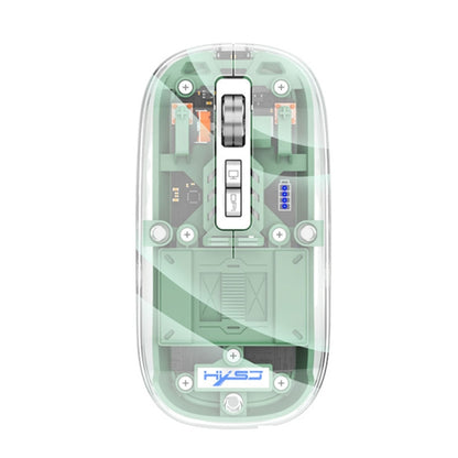 HXSJ T900 Transparent Magnet Three-mode Wireless Gaming Mouse