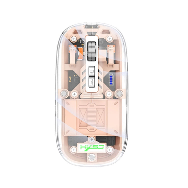 HXSJ T900 Transparent Magnet Three-mode Wireless Gaming Mouse