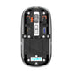 HXSJ T900 Transparent Magnet Three-mode Wireless Gaming Mouse
