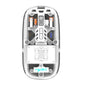 HXSJ T900 Transparent Magnet Three-mode Wireless Gaming Mouse