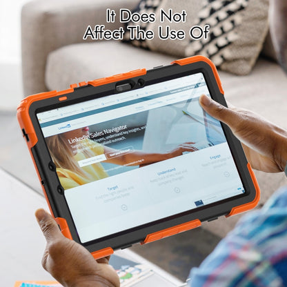 Lucky Wheel Grip Silicone Hybrid PC Tablet Case with Shoulder Strap