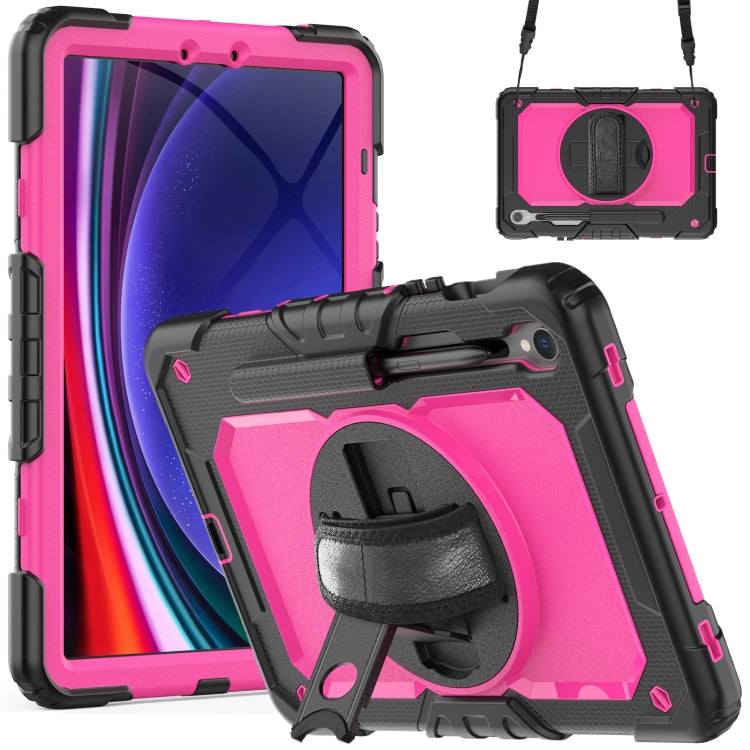 Lucky Wheel Grip Silicone Hybrid PC Tablet Case with Shoulder Strap