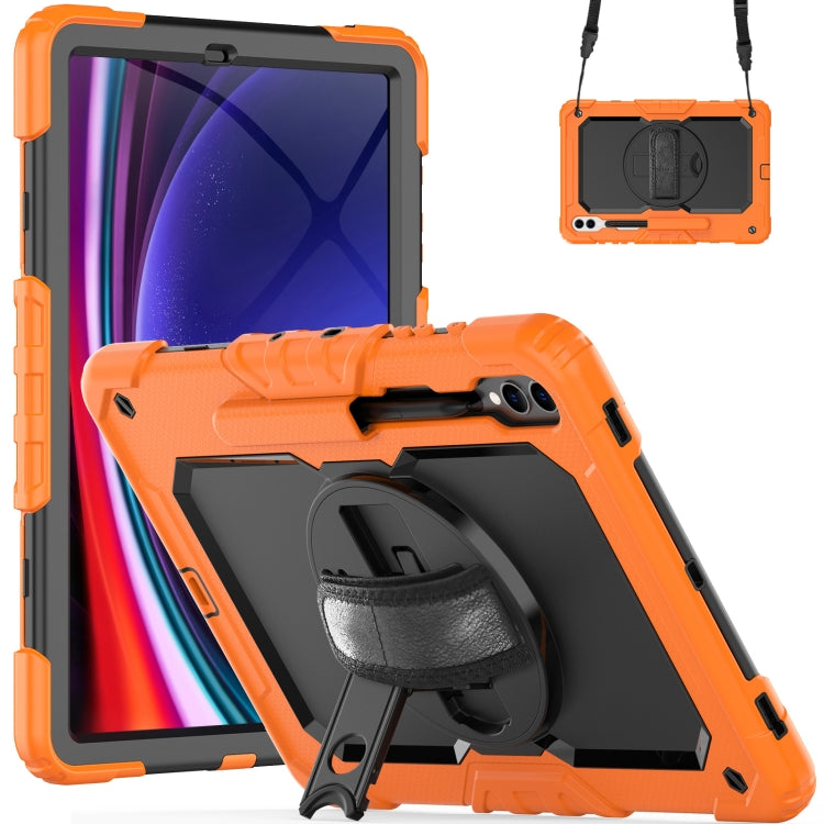 Lucky Wheel Grip Silicone Hybrid PC Tablet Case with Shoulder Strap