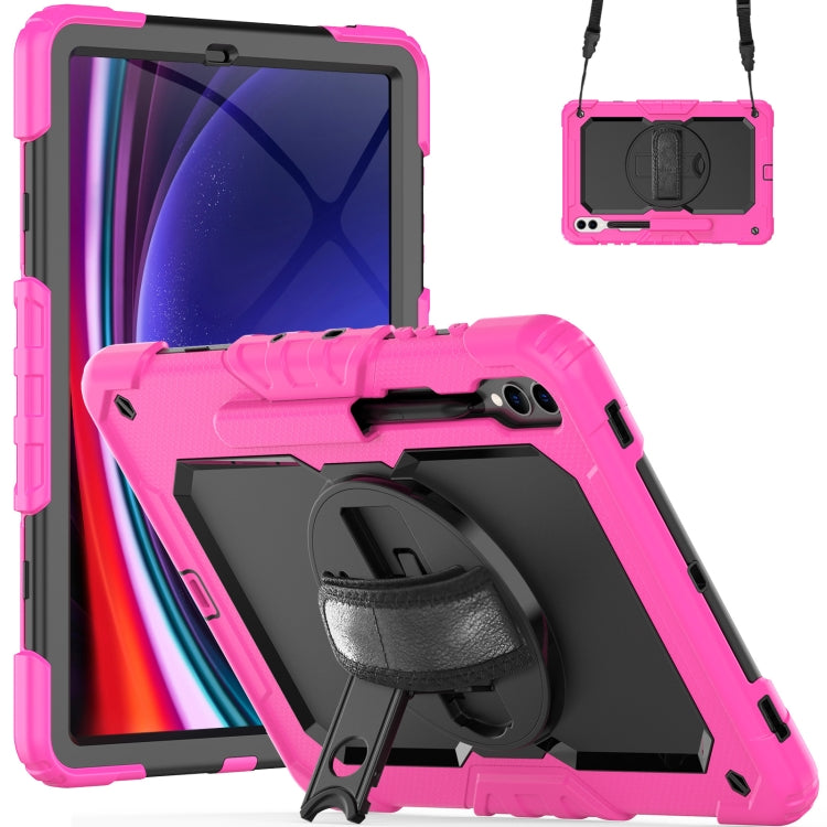 Lucky Wheel Grip Silicone Hybrid PC Tablet Case with Shoulder Strap