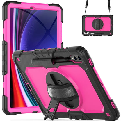 Lucky Wheel Grip Silicone Hybrid PC Tablet Case with Shoulder Strap