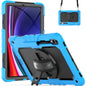Lucky Wheel Grip Silicone Hybrid PC Tablet Case with Shoulder Strap