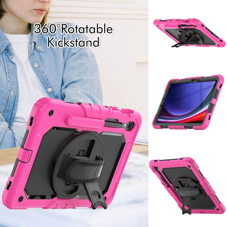 Lucky Wheel Grip Silicone Hybrid PC Tablet Case with Shoulder Strap