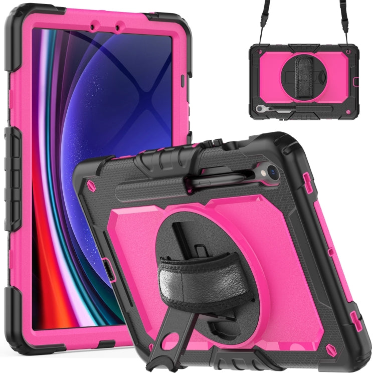 Lucky Wheel Grip Silicone Hybrid PC Tablet Case with Shoulder Strap