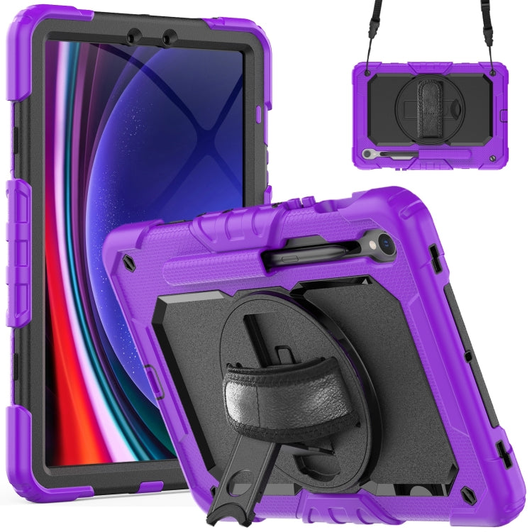 Lucky Wheel Grip Silicone Hybrid PC Tablet Case with Shoulder Strap
