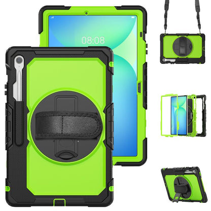 Lucky Wheel Grip Silicone Hybrid PC Tablet Case with Shoulder Strap