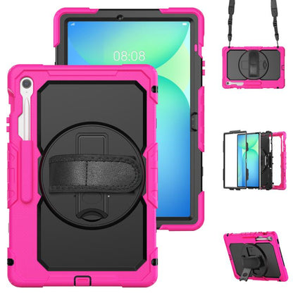 Lucky Wheel Grip Silicone Hybrid PC Tablet Case with Shoulder Strap