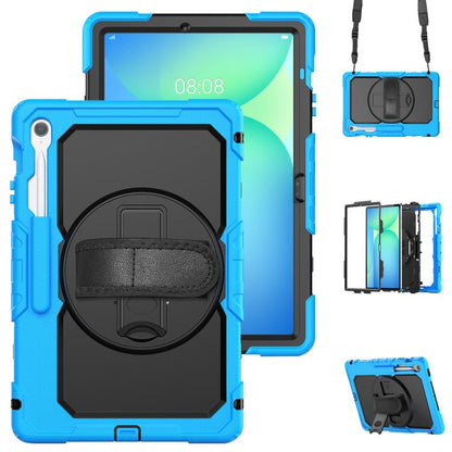 Lucky Wheel Grip Silicone Hybrid PC Tablet Case with Shoulder Strap