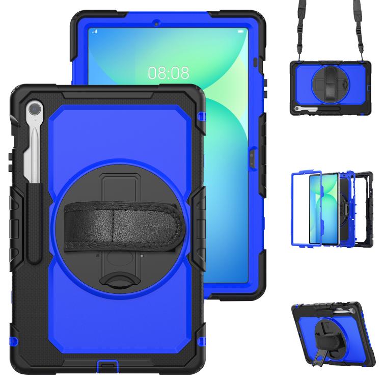 Lucky Wheel Grip Silicone Hybrid PC Tablet Case with Shoulder Strap
