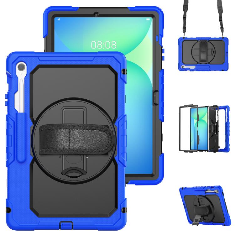 Lucky Wheel Grip Silicone Hybrid PC Tablet Case with Shoulder Strap